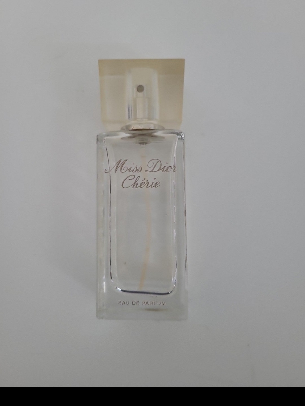 Dior Miss Dior Chérie Clear Glass Bottle with Cream Cap